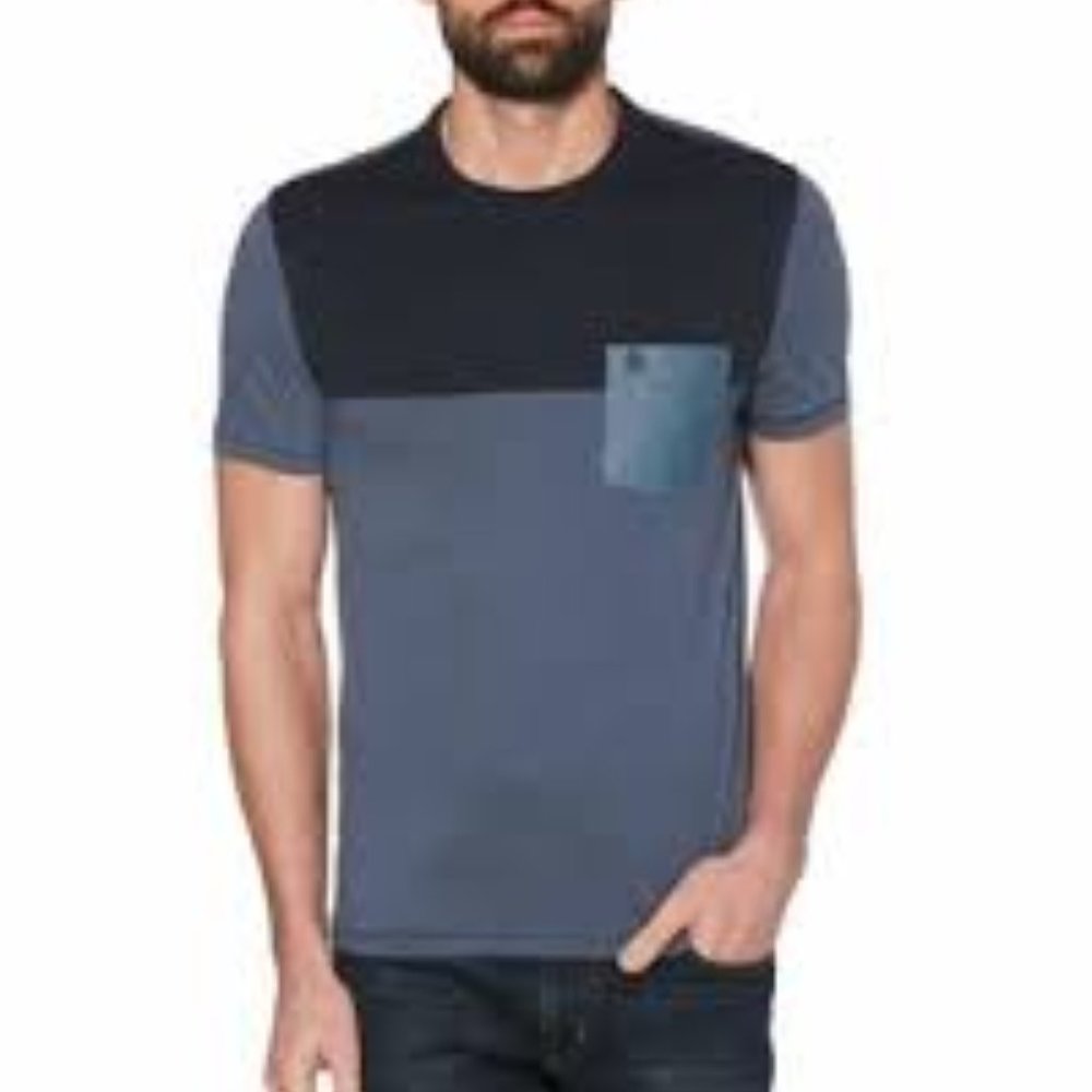 Original Penguin Feeder Stripe Color Block Tee - image 3